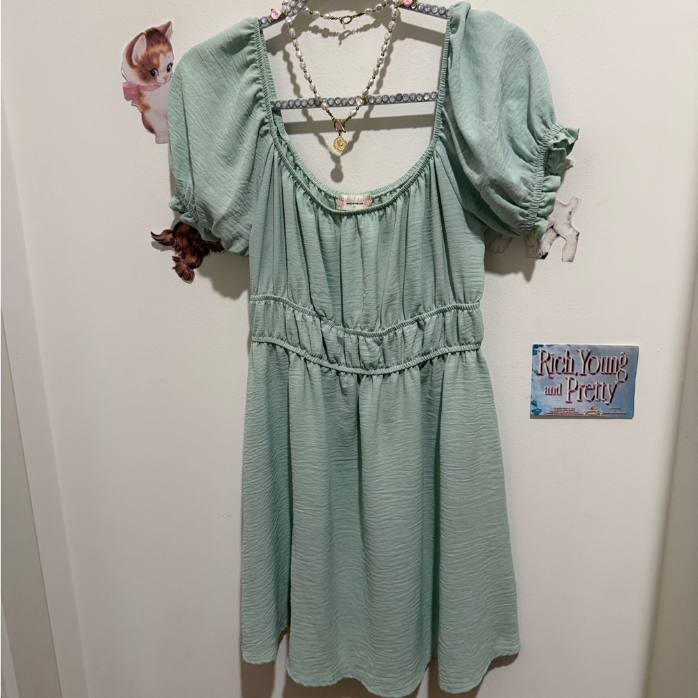 Altar'd State Mint Green Dress